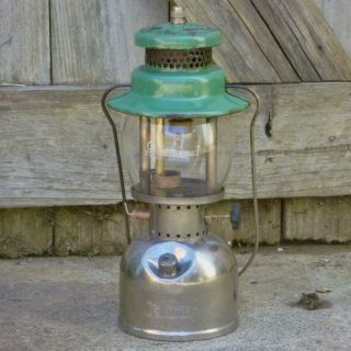 Vintage Coleman 249 Scout Lantern Australian Kerosene Lamp Light Pressure Old