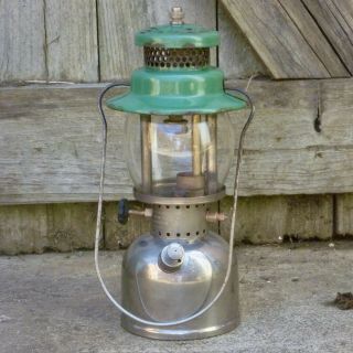 Vintage Coleman 249 Scout Lantern Australian Kerosene Lamp Light Pressure Old 2