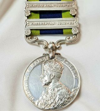 2 Clasp Waziristan India Campaign Medal Pte Harfleet 2nd Battalion The Queens R