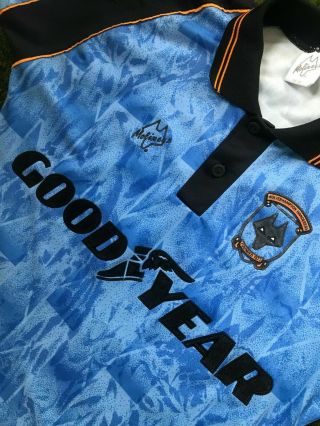 Wolves Away Shirt 1992/93 Vintage Small Rare Wolverhampton Wanderers 9 On Back