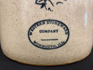 Vintage Western Stoneware 2 Gallon Crock Monmouth ILL - 2