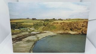 Port Grenaugh Beach & Bay Iom Vintage Postcard 1960s