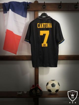 Manchester United Away Shirt 1993/95 Cantona 7 Xl Vintage Rare