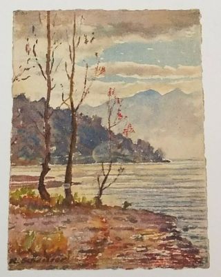 Rare Vintage No 2382 R Schaurer Water Color Postcard Edition Stehli Pre 1915