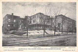 Washington Dc National Training School For Missionarys Vintage Postcard Dd10458