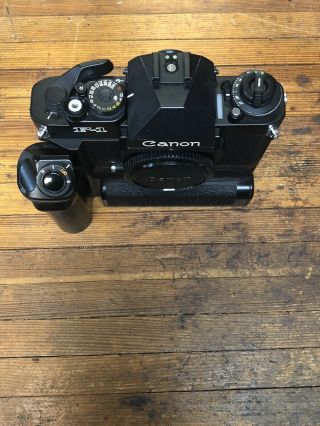Vintage Canon F - 1 Film Camera w/ Auto Winder 2