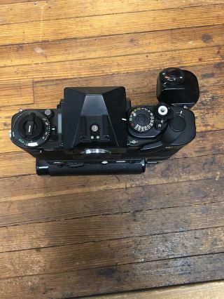 Vintage Canon F - 1 Film Camera w/ Auto Winder 3