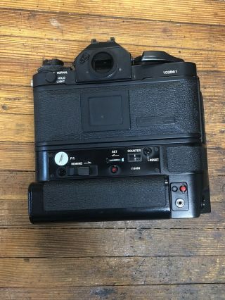 Vintage Canon F - 1 Film Camera w/ Auto Winder 6