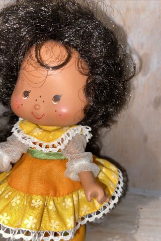 Vintage Strawberry Shortcake Orange Blossom Berrykin Doll Kenner Berrykins 3