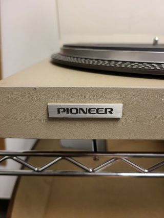 Vintage Pioneer PL - 518 Direct Drive Auto Return Turntable Record Player 4