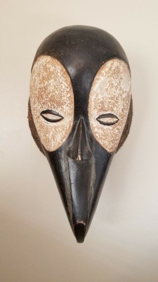Vintage Antique African Tribal Ceremonial Mask From Cameroon Ba Mileke
