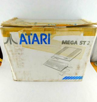 Vintage Atari Mega St2 Computer With Keyboard / Repair