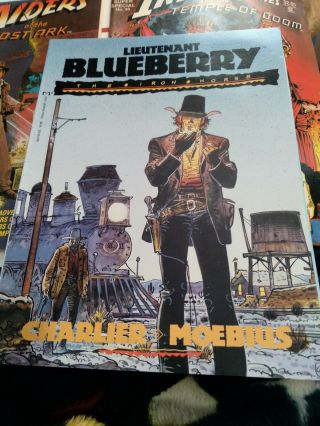 Charlier & Moebius Epic Graphic Novel Lieutenant Blueberry - The Iron Horse 1991