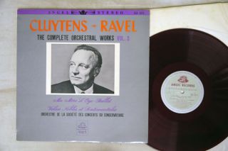 Cluytens Ravel Orchestral Vol.  3 Angel Sca - 1073 Japan Flipback Cover Red Lp