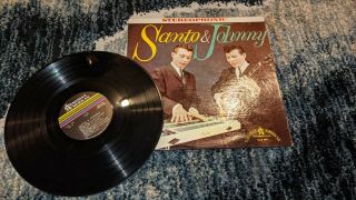 Santo & Johnny Self Titled 1959 Vinyl Stereo Canadian American Records Lp