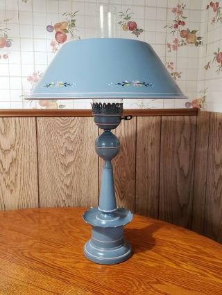 Vintage Toleware Lamp 1960 
