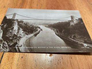 Old Postcard Clifton Suspension Bridge
