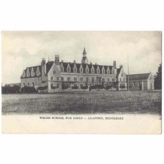 Ashford Welsh Girls School,  Middlesex,  Old Postcard By Smyth,