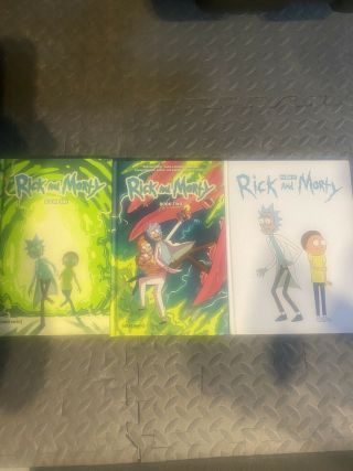 Rick And Morty Vol 1 & 2 Art Of Rick And Morty Oni Press Dark Horse Hardcover
