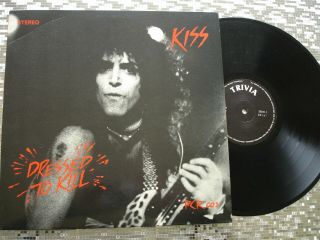 Kiss ‎– " Dressed To Kill - Part 1 " Vintage Live Lp Prime Cut Records ‎– Pcr 001