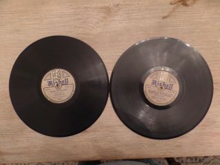 2 78 Rpm Records Rishell 1088 & 1093 Label Vertical Cut Joseph Phillips Kaufma