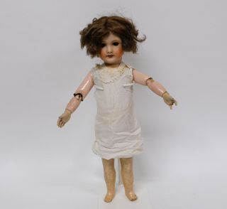 Antique Signed French Bisque Head Character Doll " Unis France 301 "
