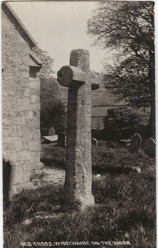 Old Cross In Churchyard,  Widecombe In The Moor,  Devon Rp