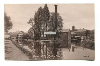 Apsley End - Paper Mills,  Canal - Old Hertfordshire Postcard