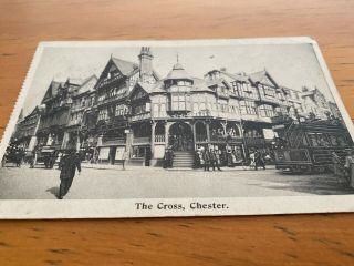 Old Postcard The Cross Chester
