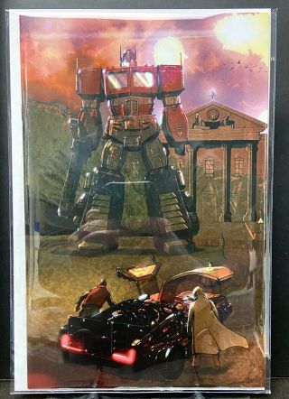 Transformers/back To The Future 1 Optimus Prime Variant Cover Limited