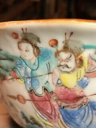 DECORATED ANTIQUE AND OR VINTAGE SIGNED CHINESE PORCELAIN POTTERY BOWL 2