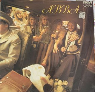 Abba Self Titled 1975 Vinyl Lp Record Polar Music (australian Version)
