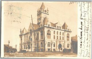 Rppc Court House,  Jefferson City Mo C1906 Undivided Back Vintage Postcard N38