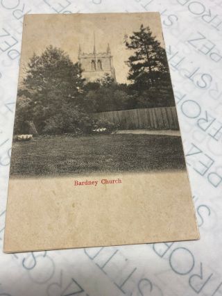 Old Postcard Bardney Church