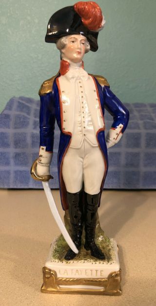 Scheibe - Alsbach Germany Vintage Lafeyette Napoleon Military Porcelain Figure