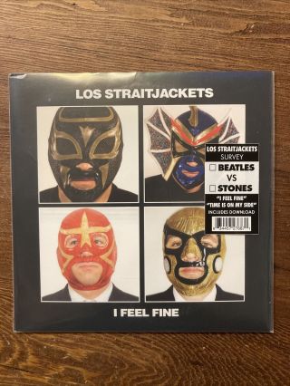 Los Straitjackets Beatles Vs Stones 800 Vinyl 7 " Rsd 2020 Black Friday