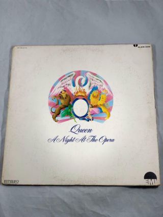 Queen - A Night At The Opera 1976 Emi Slem - 649 Stereo Mexico Lp Rare