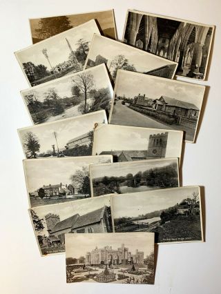 Old Postcards Goodrich Court,  Madley,  Sellers Bridge & Symons Yat Herefordshire