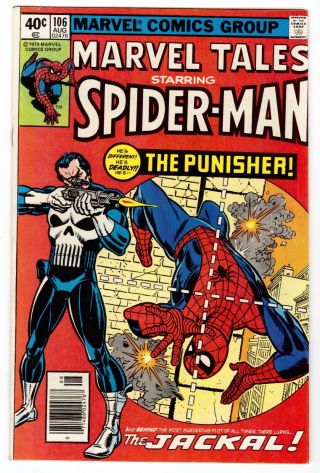 Marvel Tales 106 (1979) - Reprint Spider - Man 129 | 1st Punisher | Vf