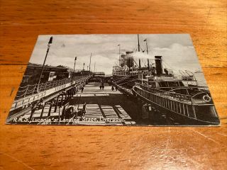 Old Postcard Liverpool R M S Lucania