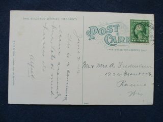 1912 Las Vegas Mexico Burros & Wood Street Old Town Fred Harvey Postcard 2
