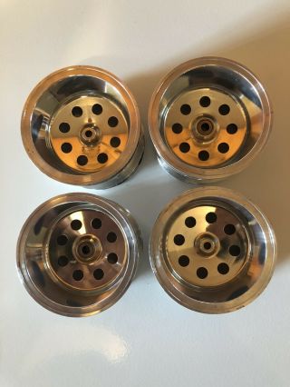Vintage See’s Aluminum Wheels.  Team Associated Rc10t,  2.  2” Pin Drive