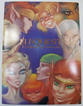 Elfquest A Gallery Of Portraits 1980 1060/2000 Signed Pini 8 Color Plates Vf/nm