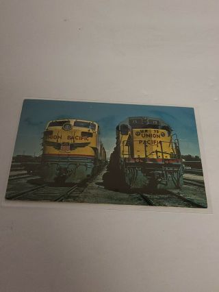 Vintage Postcard - Trains Locomotive - Union Pacific Railroad Unposted 423