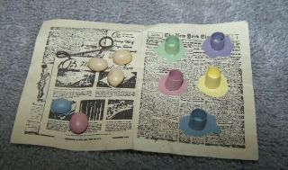 1:12 Dollhouse Miniature Easter Egg Coloring Set Artisan Millie From Pa