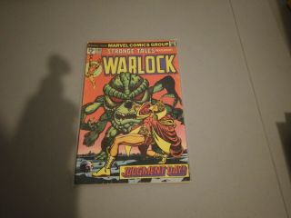 Marvel Comic,  Strange Tales 180 (jun 1975,  Marvel) Warlock G/vg