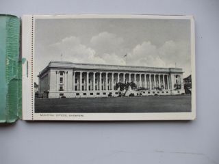 Vintage Book Of 12 Photographic Postcards Singapore