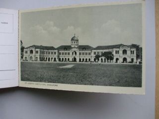 VINTAGE BOOK OF 12 PHOTOGRAPHIC POSTCARDS SINGAPORE 2
