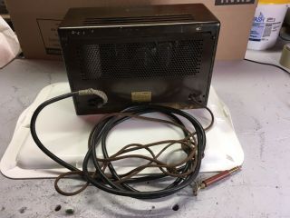 Vintage Western Electric 100F Loud Speaker Set Mono Field Coil Tube Amplifier 6