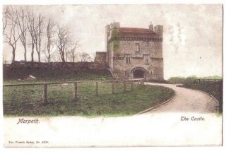 Morpeth The Castle Old Postcard 1903